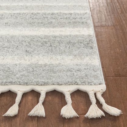 Josie Nordic Medallion Stripes Ivory Rug SE-162