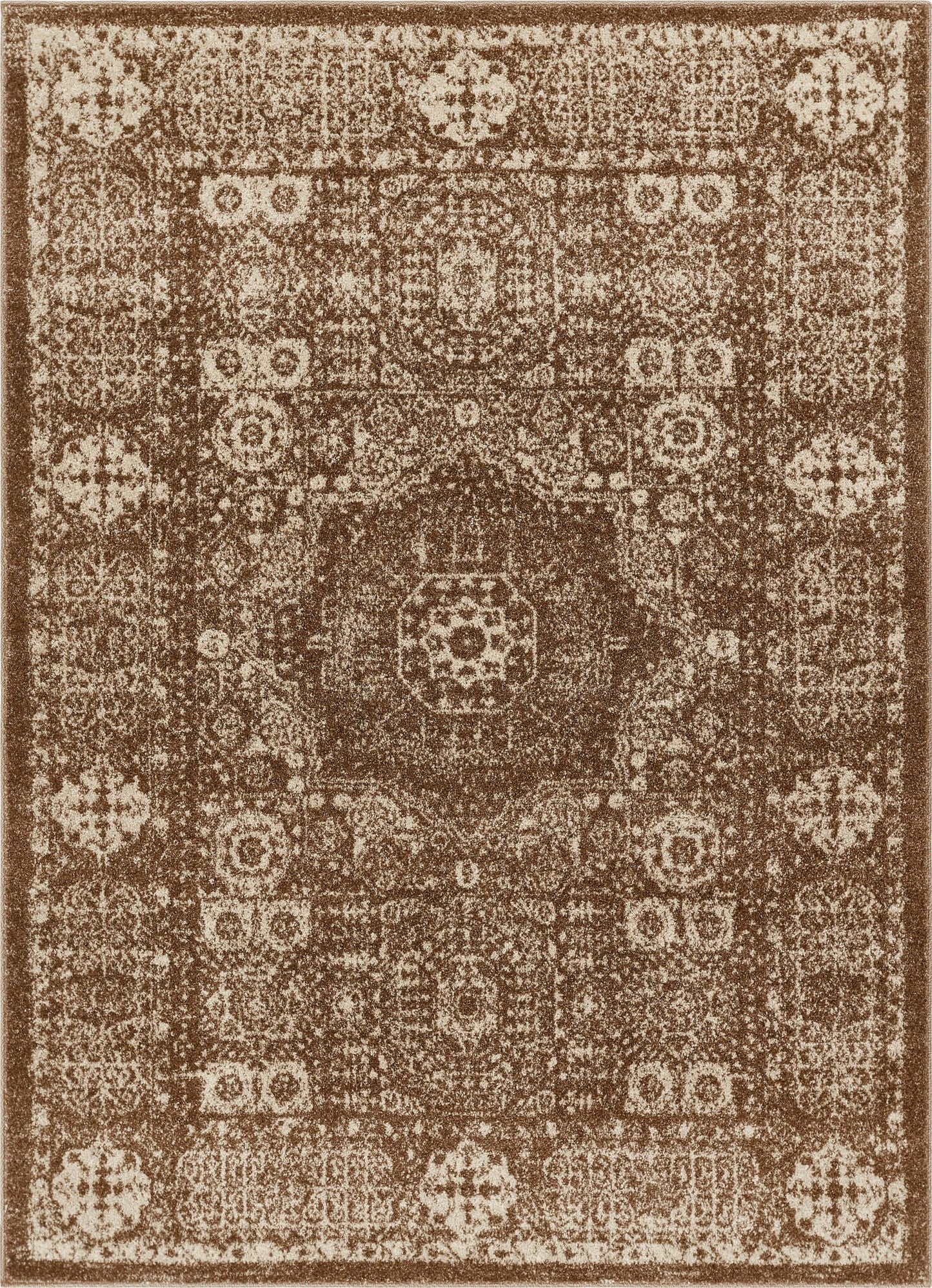 Millie Brown Traditional Medallion Rug SE-18