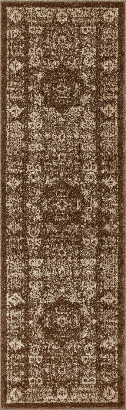 Millie Brown Traditional Medallion Rug SE-18