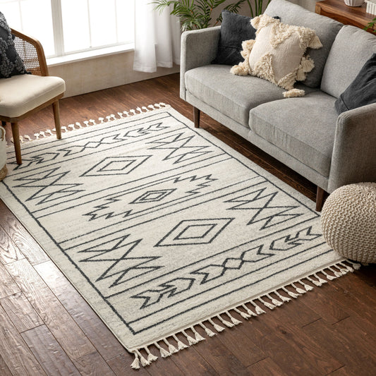 Gota Moroccan Tribal Ivory Rug SE-192