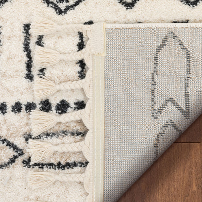 Ratu Moroccan Tribal Geometric Ivory Rug SE-202