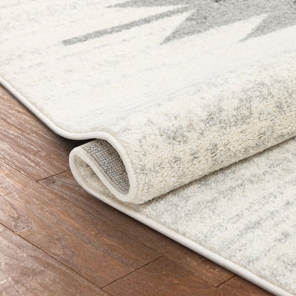 Moto Tribal Southwestern Ivory Rug SE-212
