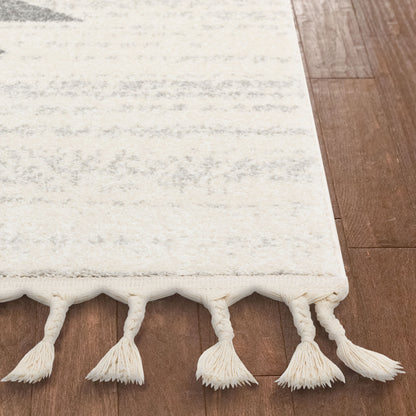 Moto Tribal Southwestern Ivory Rug SE-212