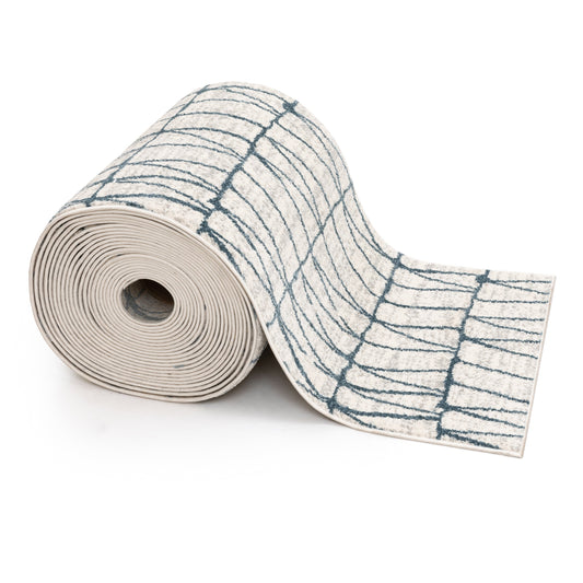 Serenity Crisscross Blue Ivory Roll SE-316-R