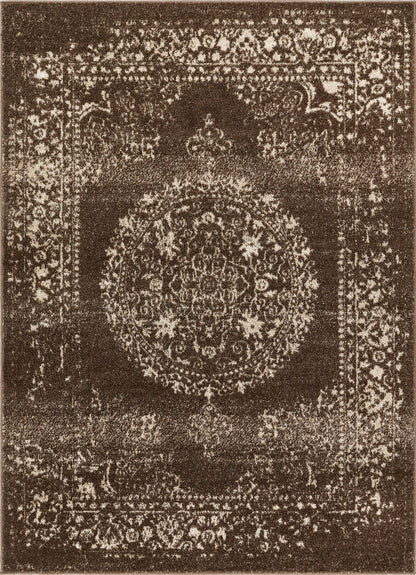 Mora Brown Traditional Vintage Rug SE-48