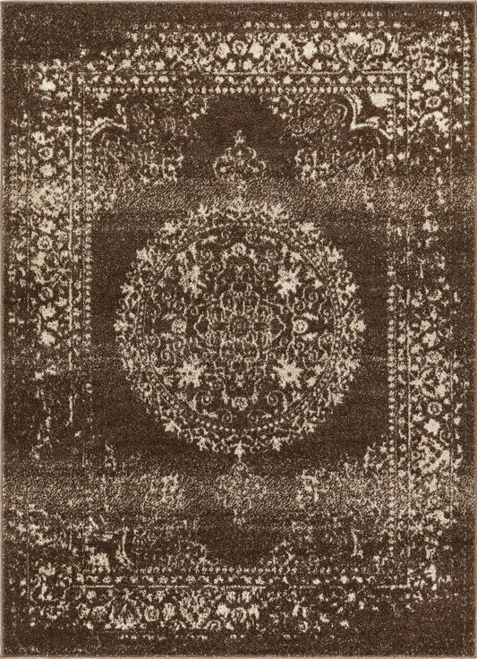 Mora Brown Traditional Vintage Rug SE-48