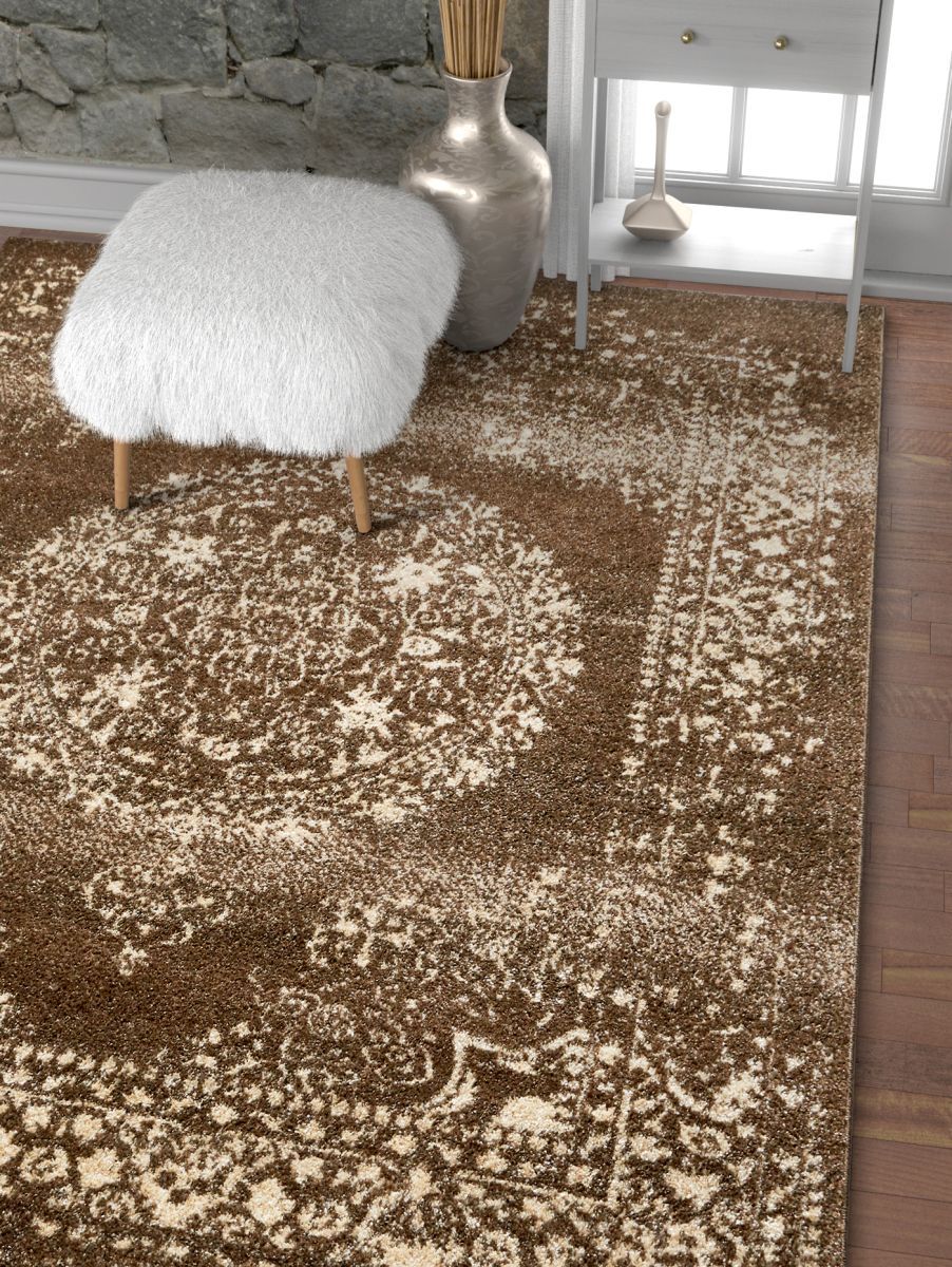Mora Brown Traditional Vintage Rug SE-48