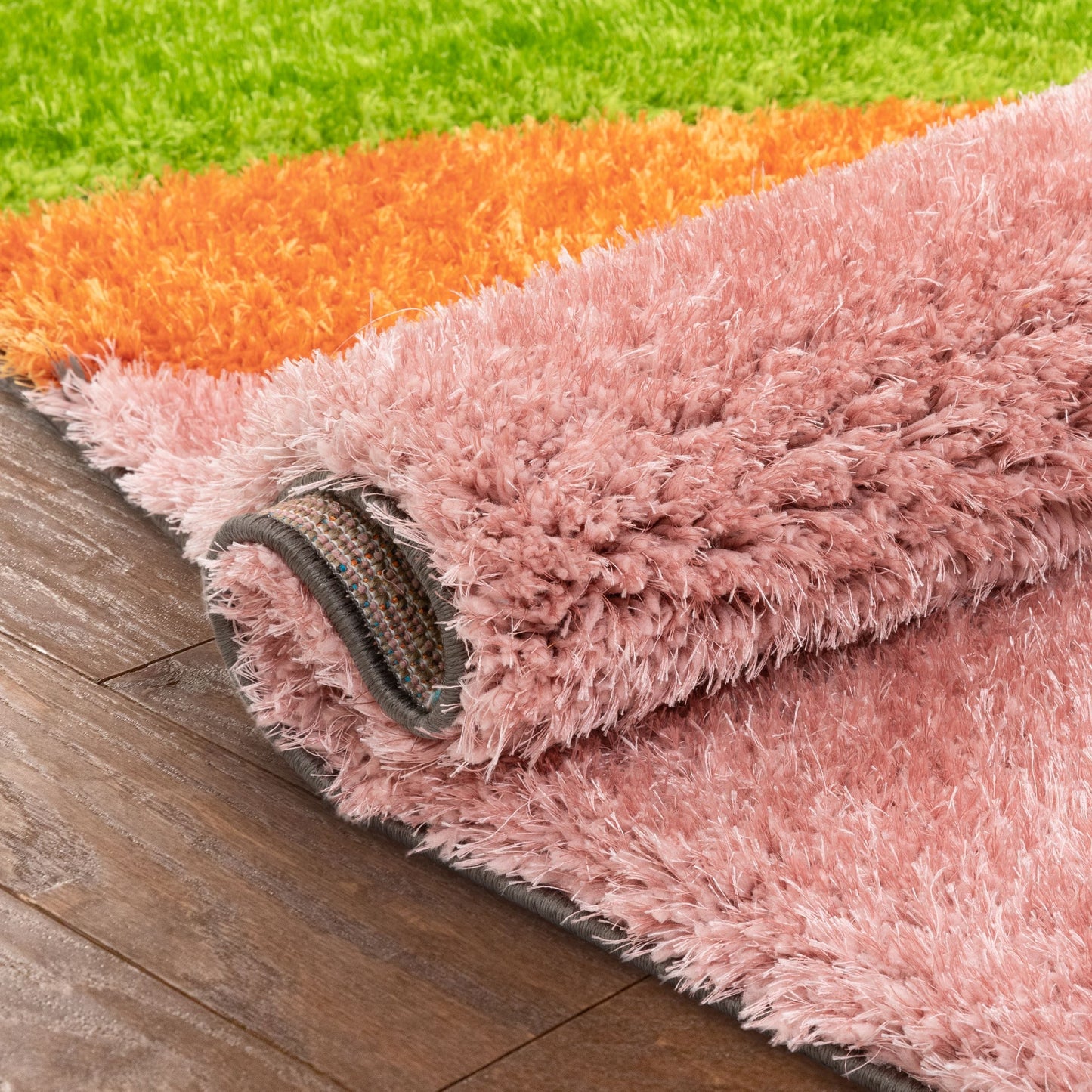 Newport Modern Geometric Shag Multi 3D Textured Thick & Soft Shag Rug SF-111