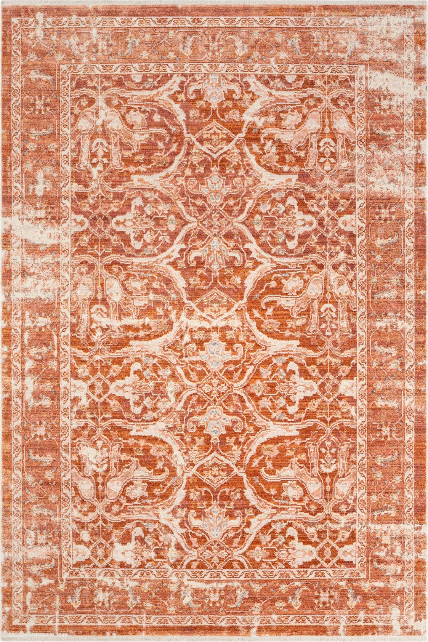 Prospect Global Vintage Oriental Terracotta Rug TIV-40