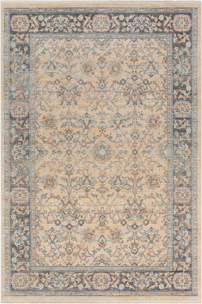 Paley Global Vintage Oriental Floral Cream Rug TIV-72