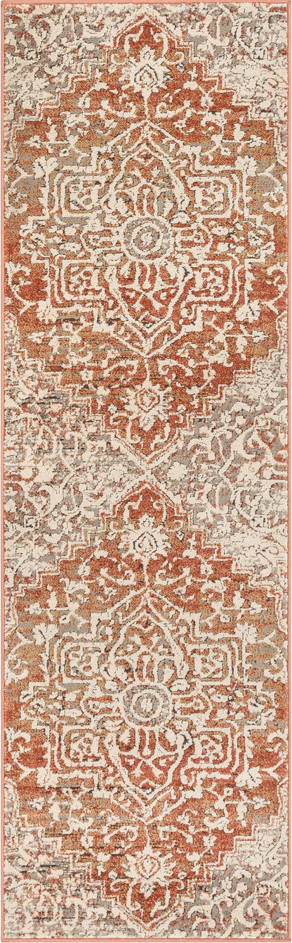 Caine Vintage Persian Oriental Brick Rug TK-00
