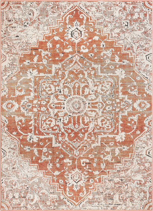 Caine Vintage Persian Oriental Brick Rug TK-00