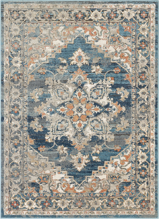 Ursula Vintage Persian Oriental Black Rug TK-33