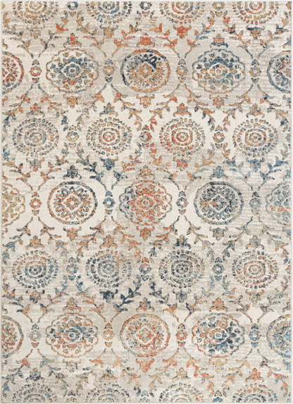 Baird Modern Ogee Ivory Rug TK-52