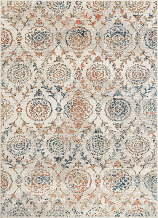 Baird Modern Ogee Ivory Rug TK-52