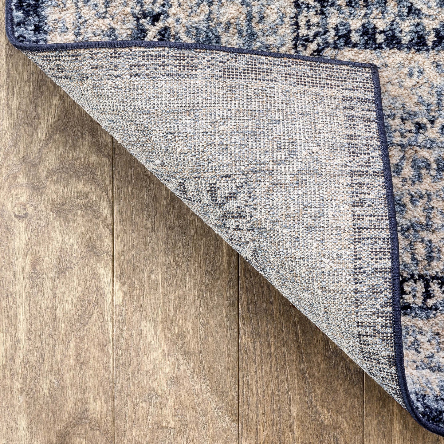 Pesaro Vintage Oriental Medallion Blue Rug TOP-54