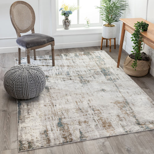 Matteo Vintage Distressed Blue Rug UR-14