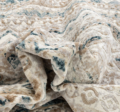 Santi Vintage Bohemian Blue Rug UR-44