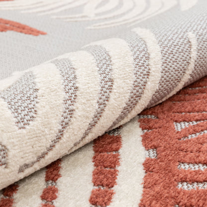 Rada Orange Novelty Botanical Rug VAL-89