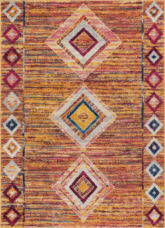 Jasmine Multi Modern Distressed Rug VE-160