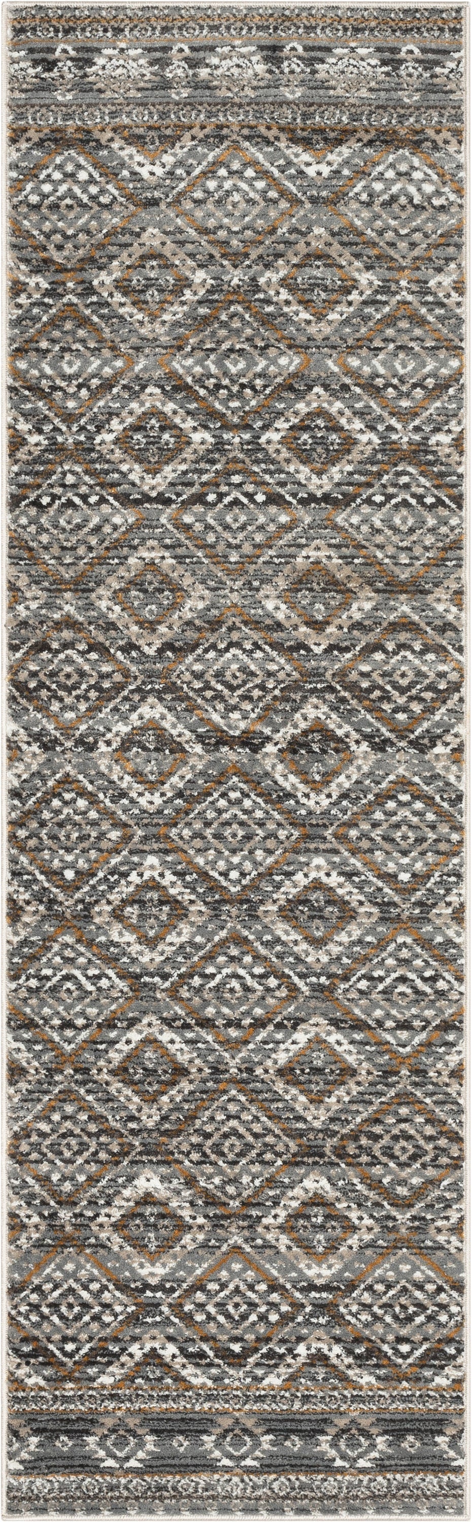 Sasha Moroccan Trellis Grey Rug VER-17