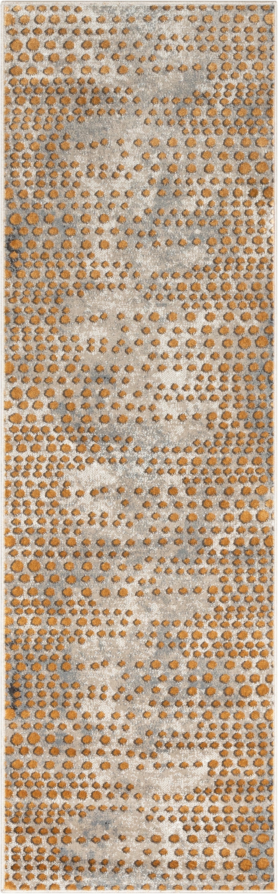Elyse Modern Abstract Dots Grey Rug VER-67