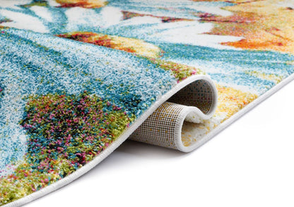 Endless Multi Modern Flower Rug VI165
