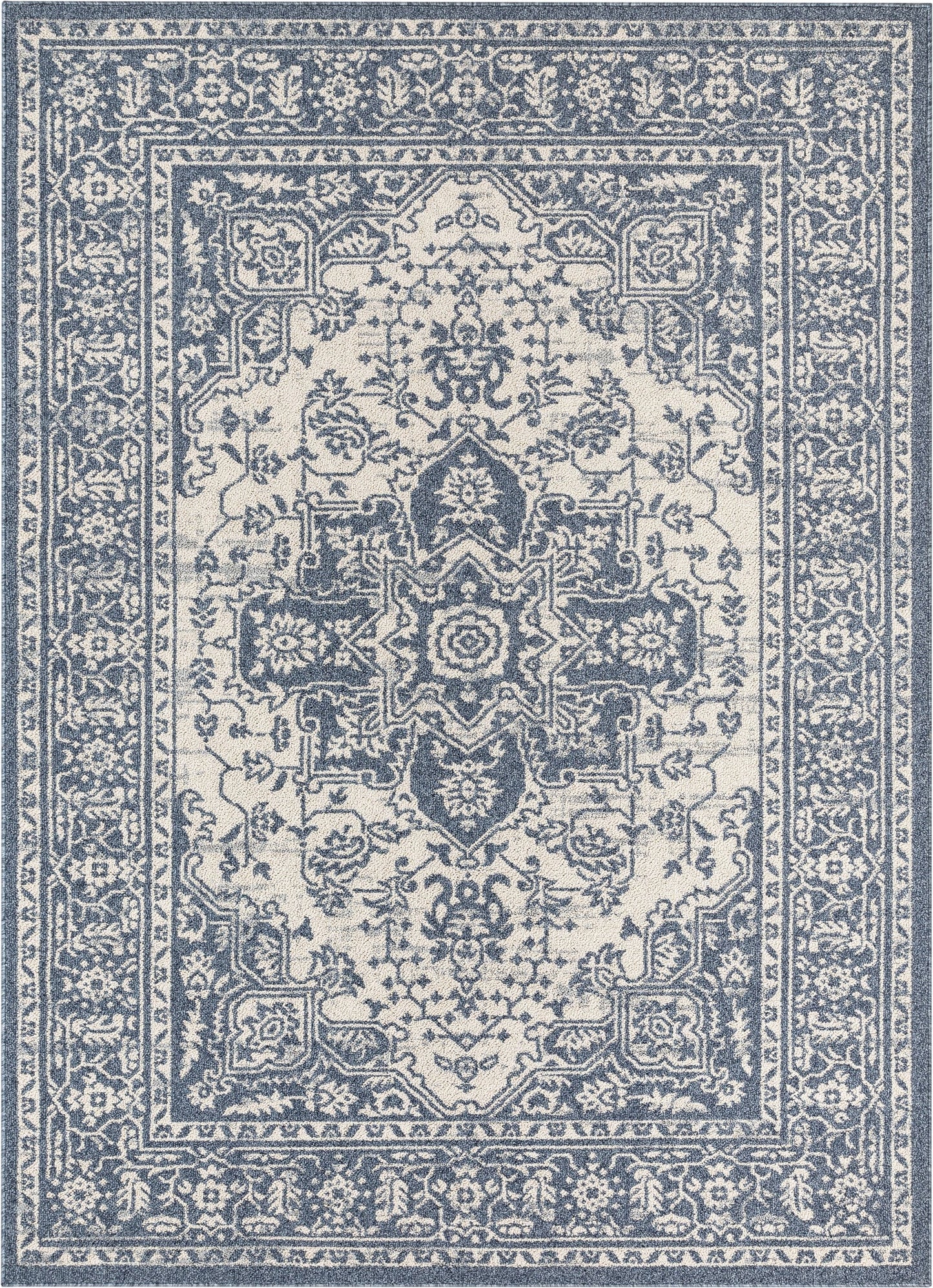 Benjamin Blue Vintage Medallion Rug VR-06