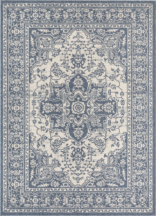 Benjamin Blue Vintage Medallion Rug VR-06