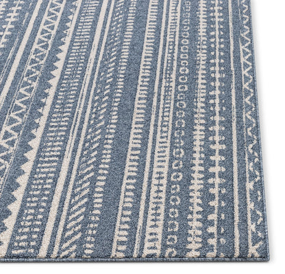 Easton Blue Modern Geometric Rug VR-16