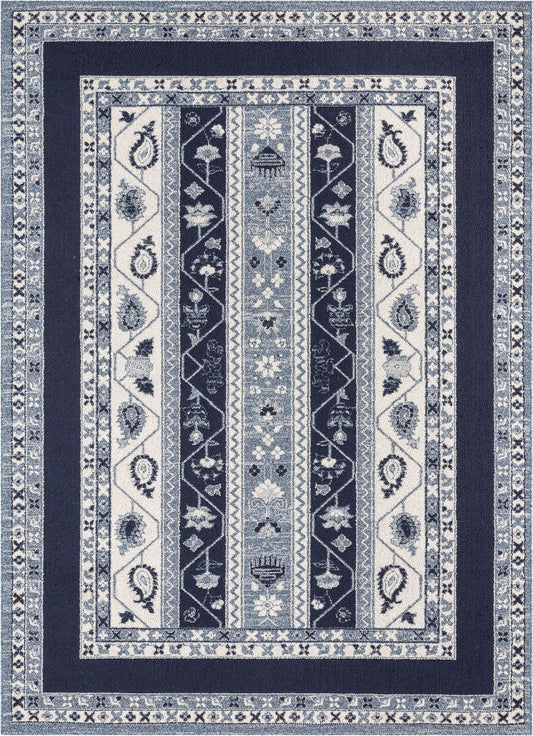 Milo Blue Modern Paisley Antique Rug VR-94