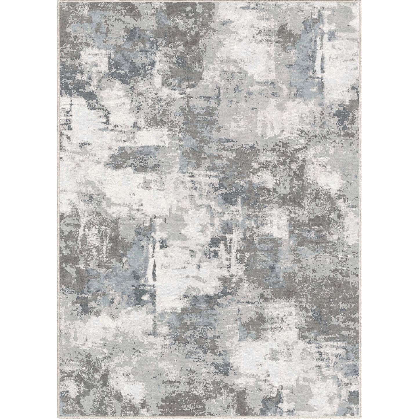 Abstract Marrakech Gray Rug W-AB-07A