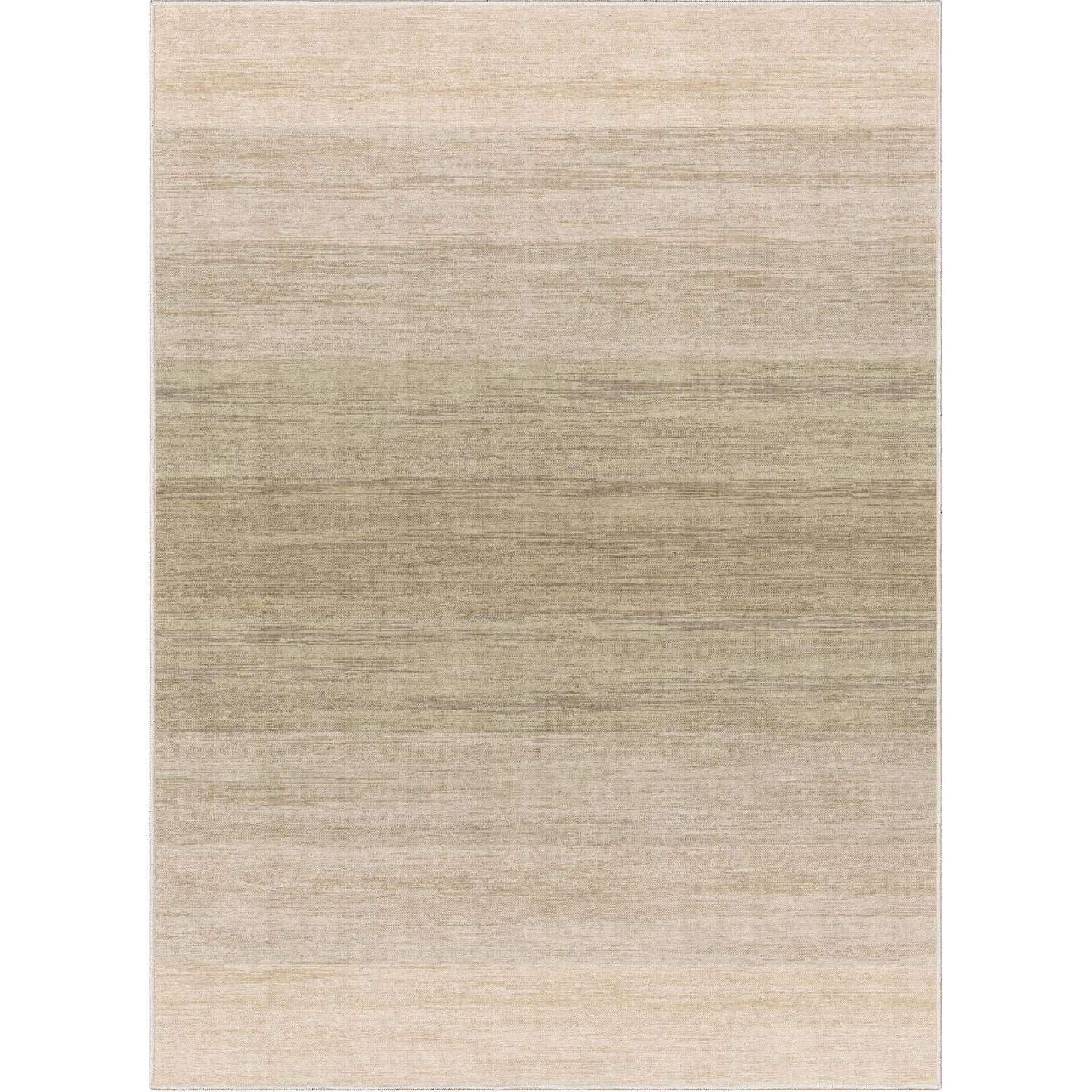 Abstract Sunset Beige Green Rug W-AB-33A