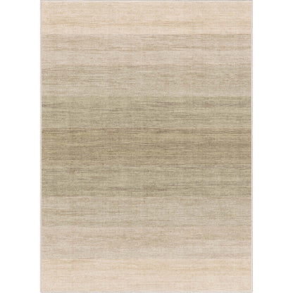 Abstract Sunset Beige Green Rug W-AB-33A