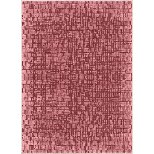 Abstract Nightscape Red Rug W-AB-39B