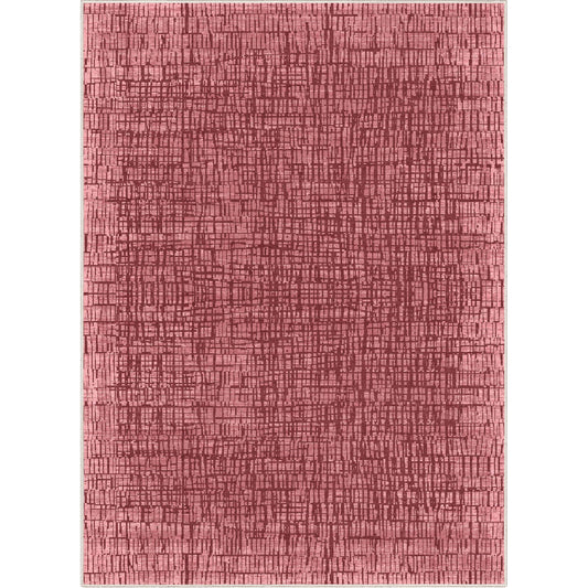 Abstract Nightscape Red Rug W-AB-39B