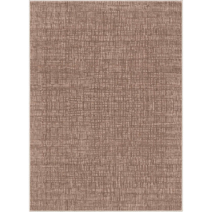 Abstract Nightscape Brown Rug W-AB-39F