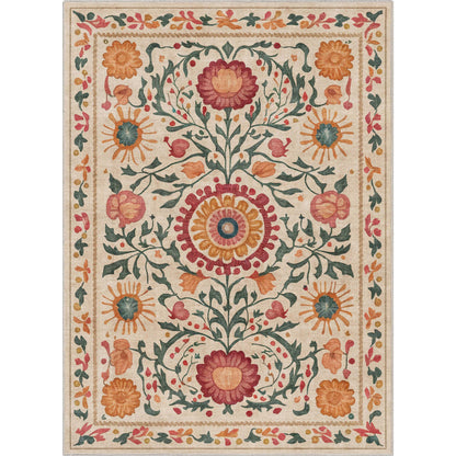 Apollo Suzani Beige Rug W-AID-01A