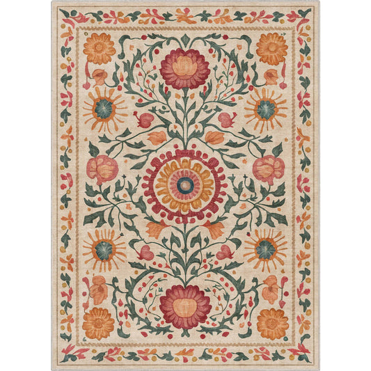 Apollo Suzani Beige Rug W-AID-01A