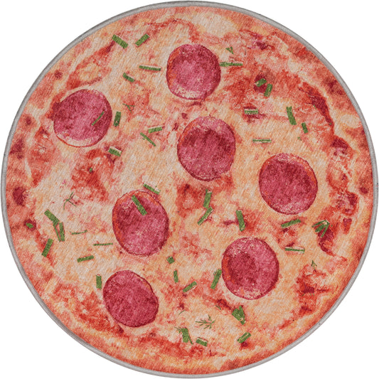 Apollo Pizza Orange Rug W-AP-07A