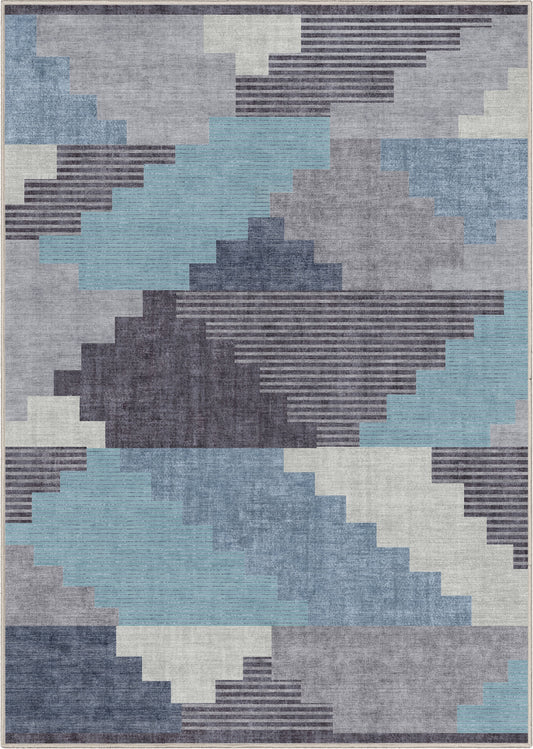 Apollo Portsmouth Blue Rug W-AP-33A