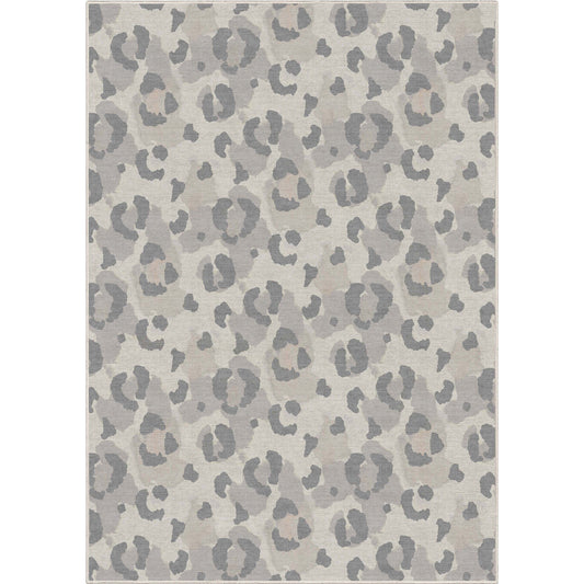 Animal Prints Leopard Gray Brown Rug W-APT-01G