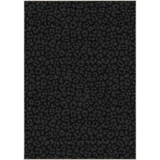 Animal Prints Leopard Black Rug W-APT-02C