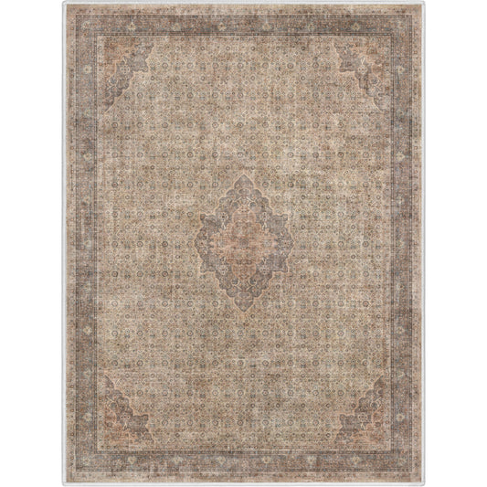 Asha Lilith Beige Brown Rug W-AS-06A