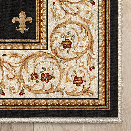 Apollo Fleur De Lis Black Roll W-FDL-01A-R
