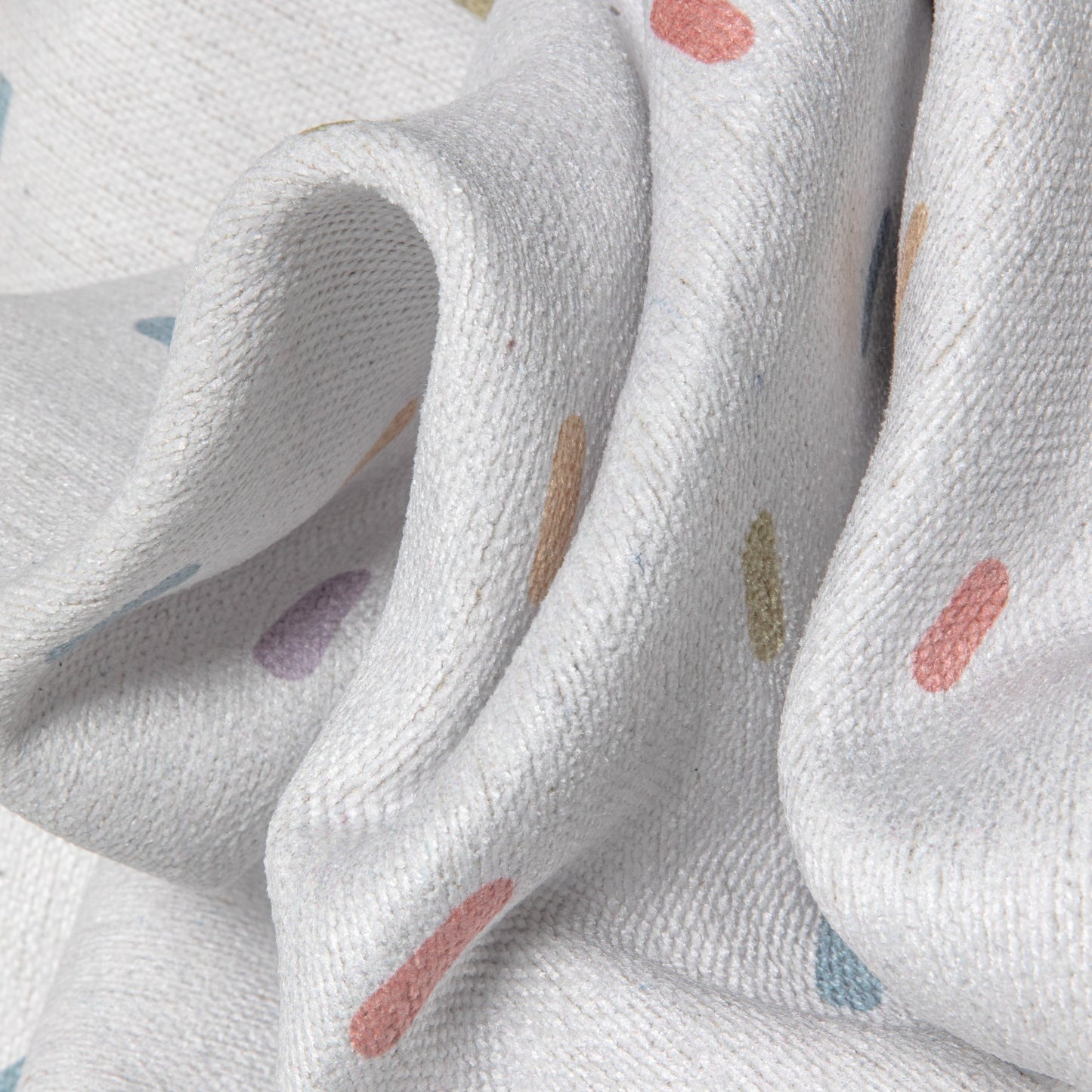 Sprinkles Modern Multi Color Flat-Weave Washable Area Rug W-KD-09A
