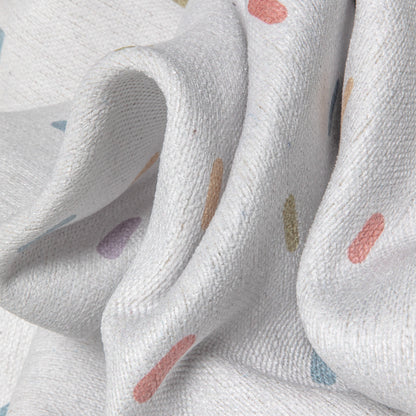 Sprinkles Modern Multi Color Flat-Weave Washable Area Rug W-KD-09A