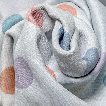 Multi Dot Modern Multi Color Flat-Weave Washable Area Rug W-KD-10A