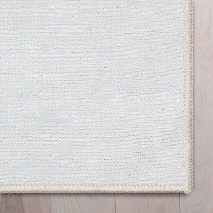 Playful Roads Modern Grey Flat-Weave Washable Area Rug W-KD-19A