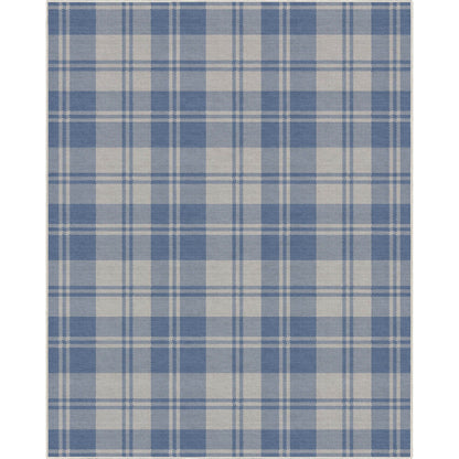 Apollo Plaid Blue Rug W-PLD-01J